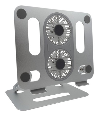 REALPOWER Stalak za laptop 495562, do 17", s LED rasvjetom